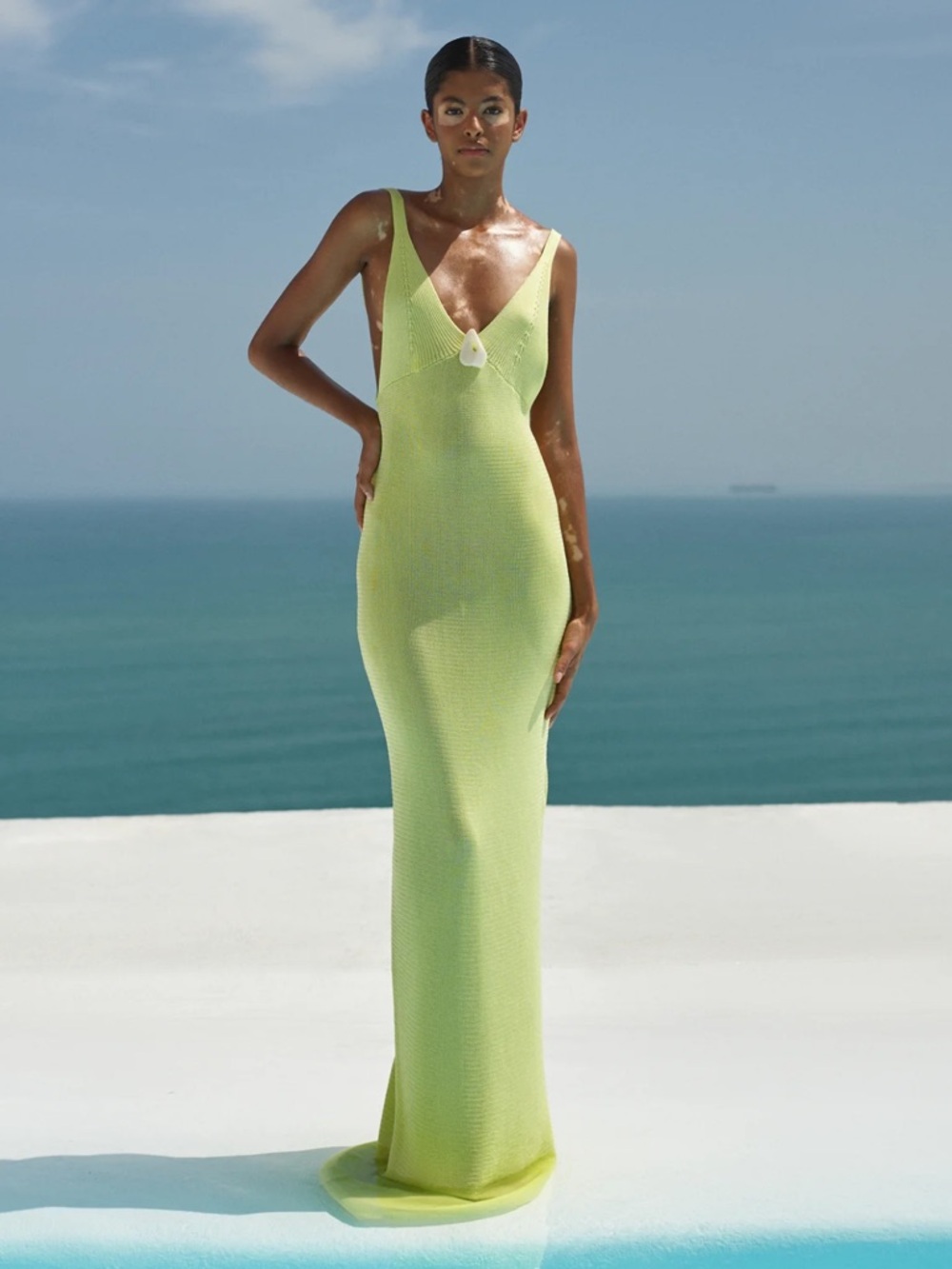Baobab Grace Dress in Limoncello